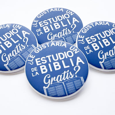 Spanish Ask Me About A Free Bible Study Pins - Dusty Magnolia