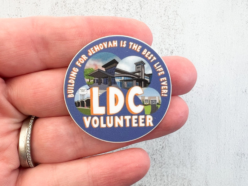 LDC Volunteer Stickers