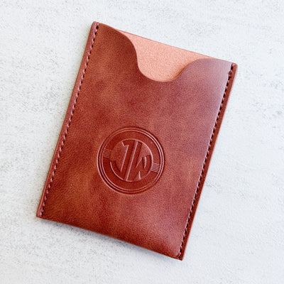 Brown JW Contact Card Holder