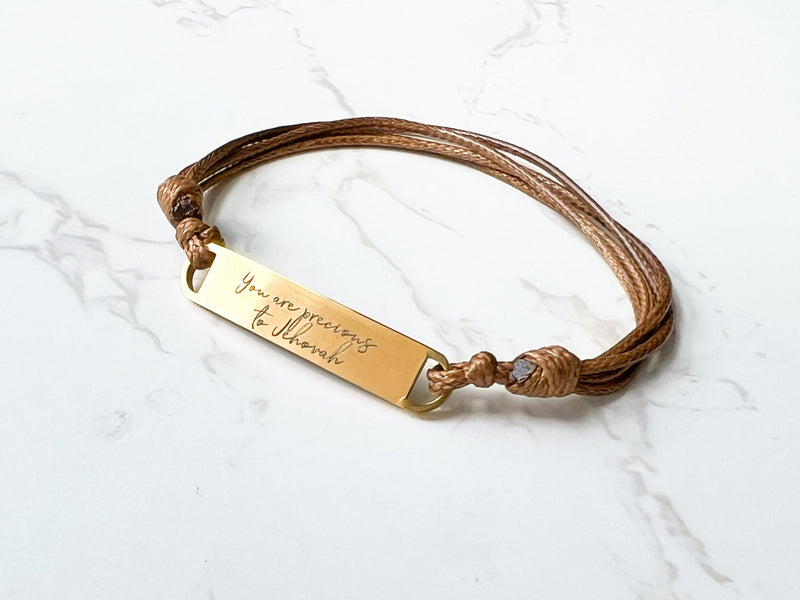 You Are Precious To Jehovah Jehovah Stainless Bracelet