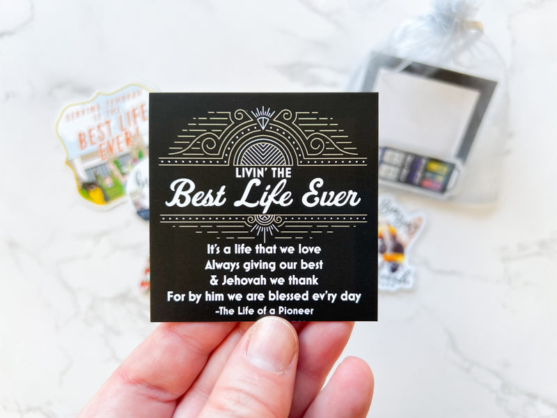 Best Life Ever Gift Bags - Magnets - GINGERS