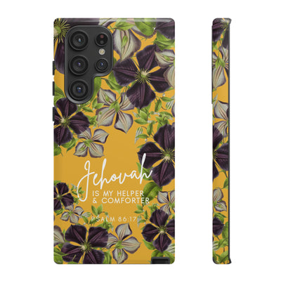 Jehovah is My Helper and Comforter Phone Case - Pixel, Galaxy, IPhone