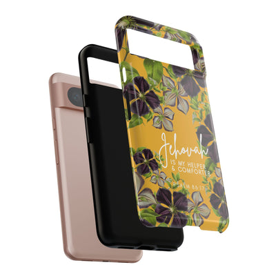 Jehovah is My Helper and Comforter Phone Case - Pixel, Galaxy, IPhone