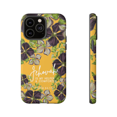 Jehovah is My Helper and Comforter Phone Case - Pixel, Galaxy, IPhone