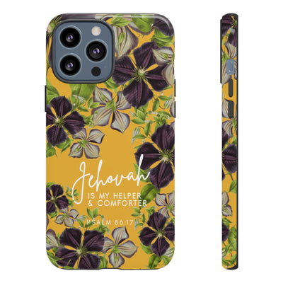 Jehovah is My Helper and Comforter Phone Case - Pixel, Galaxy, IPhone