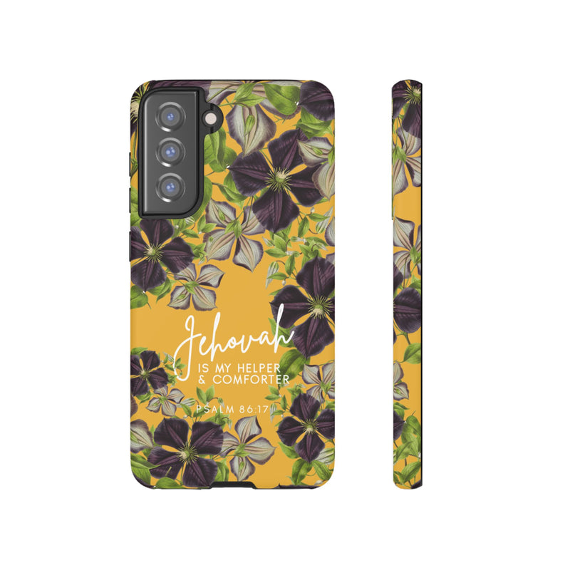 Jehovah is My Helper and Comforter Phone Case - Pixel, Galaxy, IPhone