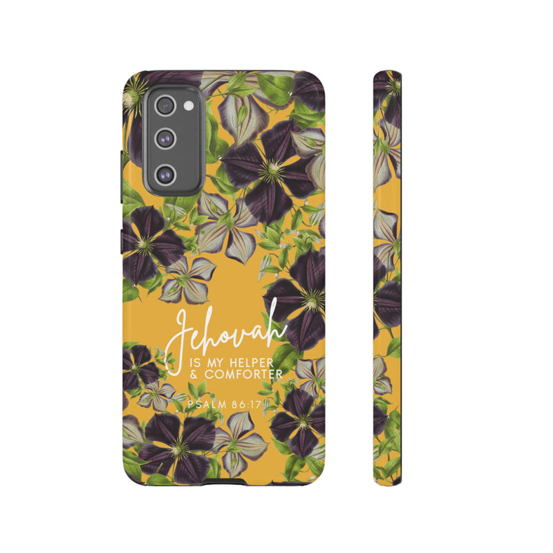 Jehovah is My Helper and Comforter Phone Case - Pixel, Galaxy, IPhone