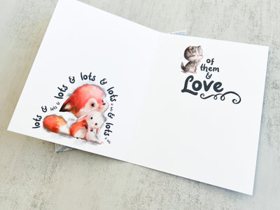 Sending Hugs 4 x 6 Greeting Card