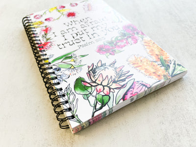 When I Am Afraid Daily Planner Notebook - GINGERS