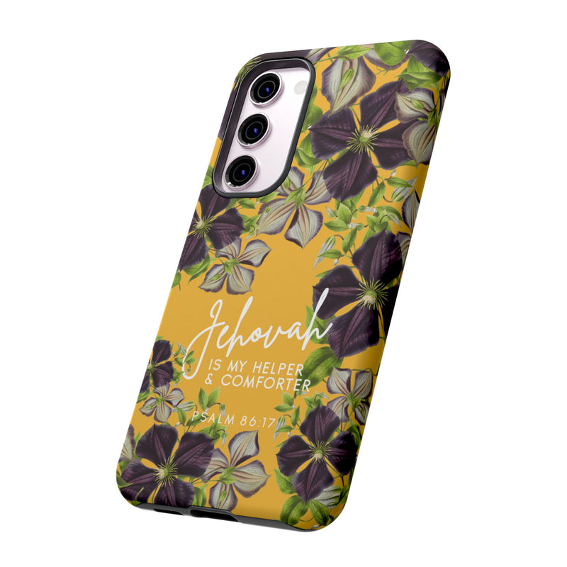 Jehovah is My Helper and Comforter Phone Case - Pixel, Galaxy, IPhone