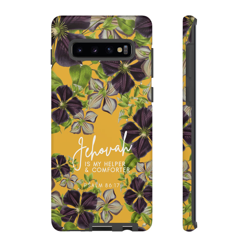 Jehovah is My Helper and Comforter Phone Case - Pixel, Galaxy, IPhone