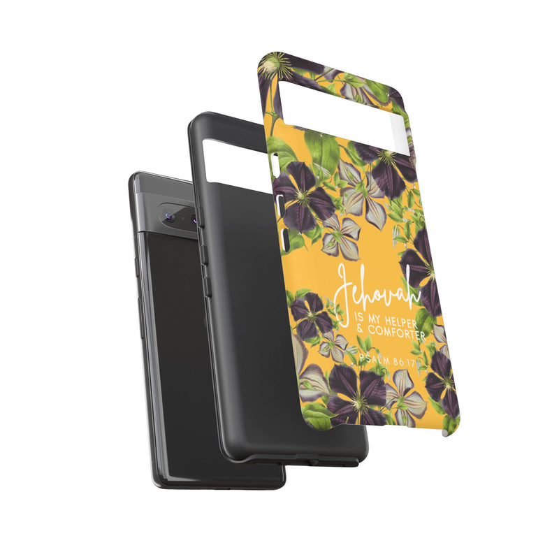 Jehovah is My Helper and Comforter Phone Case - Pixel, Galaxy, IPhone