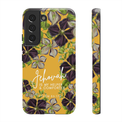 Jehovah is My Helper and Comforter Phone Case - Pixel, Galaxy, IPhone