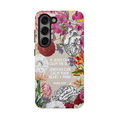 If Jesus Can Calm The Sea - Tough Phone Cases