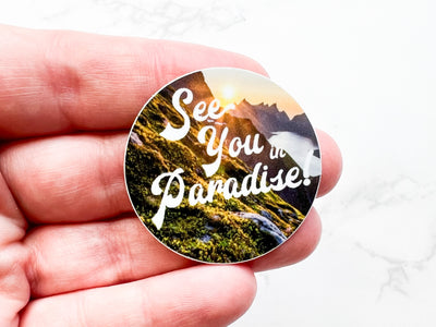 See You In Paradise Stickers