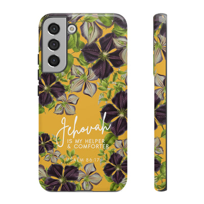 Jehovah is My Helper and Comforter Phone Case - Pixel, Galaxy, IPhone