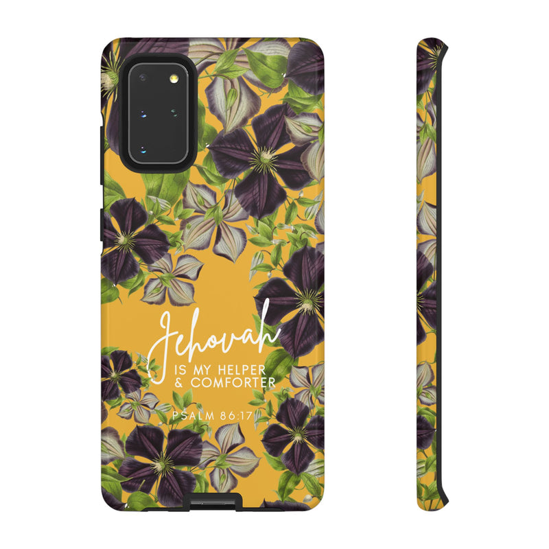 Jehovah is My Helper and Comforter Phone Case - Pixel, Galaxy, IPhone