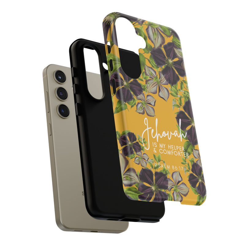 Jehovah is My Helper and Comforter Phone Case - Pixel, Galaxy, IPhone