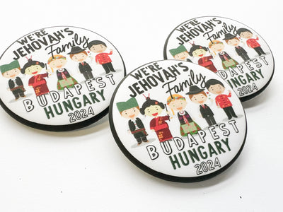 Budapest Pins - Worldwide Family - GINGERS