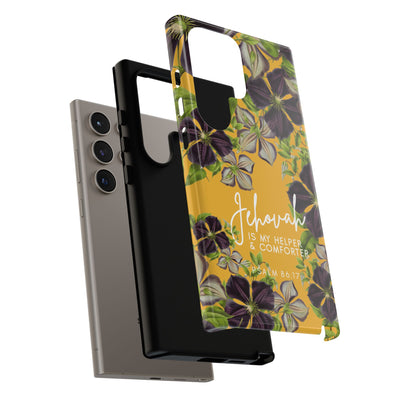 Jehovah is My Helper and Comforter Phone Case - Pixel, Galaxy, IPhone