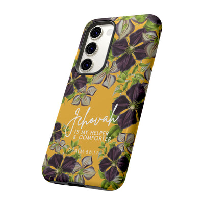 Jehovah is My Helper and Comforter Phone Case - Pixel, Galaxy, IPhone