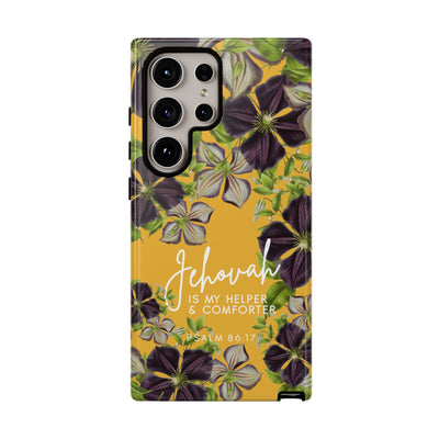 Jehovah is My Helper and Comforter Phone Case - Pixel, Galaxy, IPhone