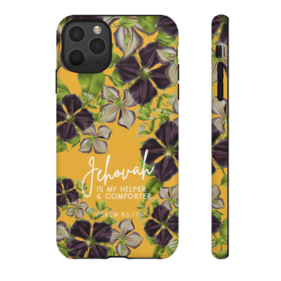 Jehovah is My Helper and Comforter Phone Case - Pixel, Galaxy, IPhone