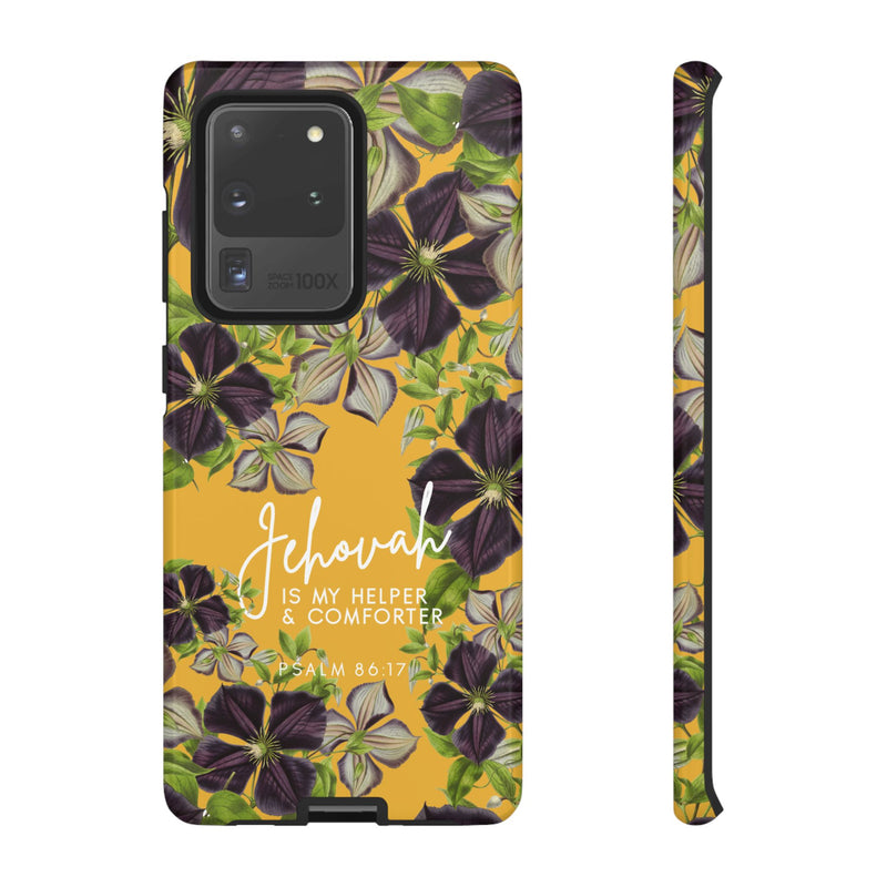 Jehovah is My Helper and Comforter Phone Case - Pixel, Galaxy, IPhone