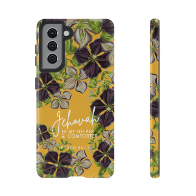 Jehovah is My Helper and Comforter Phone Case - Pixel, Galaxy, IPhone