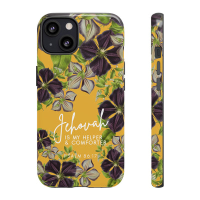 Jehovah is My Helper and Comforter Phone Case - Pixel, Galaxy, IPhone