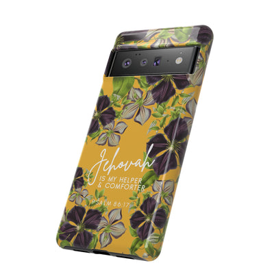 Jehovah is My Helper and Comforter Phone Case - Pixel, Galaxy, IPhone