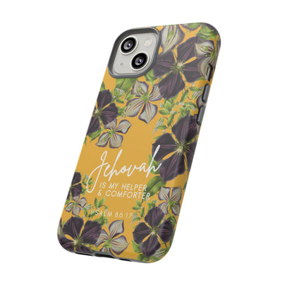 Jehovah is My Helper and Comforter Phone Case - Pixel, Galaxy, IPhone