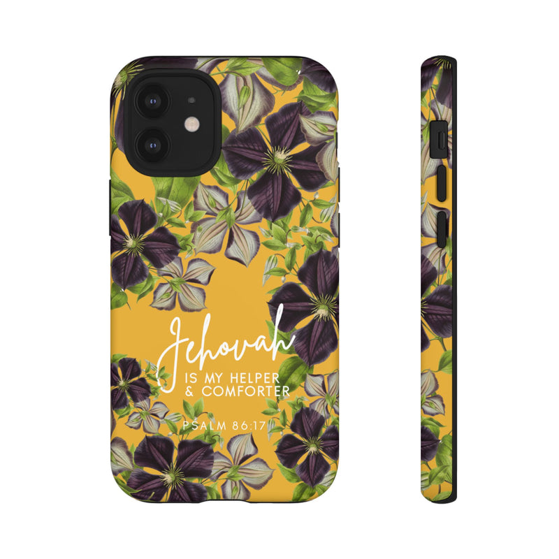 Jehovah is My Helper and Comforter Phone Case - Pixel, Galaxy, IPhone