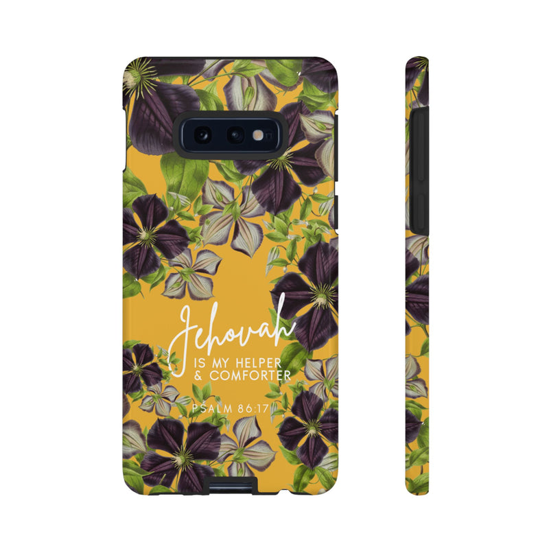 Jehovah is My Helper and Comforter Phone Case - Pixel, Galaxy, IPhone