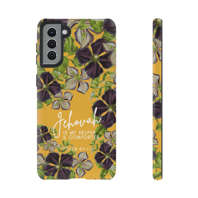 Jehovah is My Helper and Comforter Phone Case - Pixel, Galaxy, IPhone