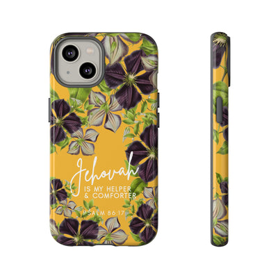 Jehovah is My Helper and Comforter Phone Case - Pixel, Galaxy, IPhone