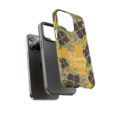 Jehovah is My Helper and Comforter Phone Case - Pixel, Galaxy, IPhone