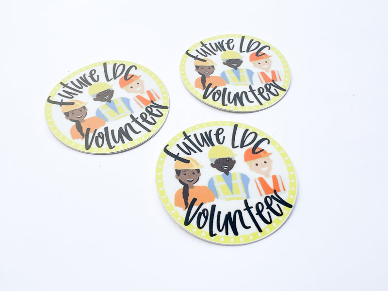 Future LDC Volunteer Stickers - GINGERS