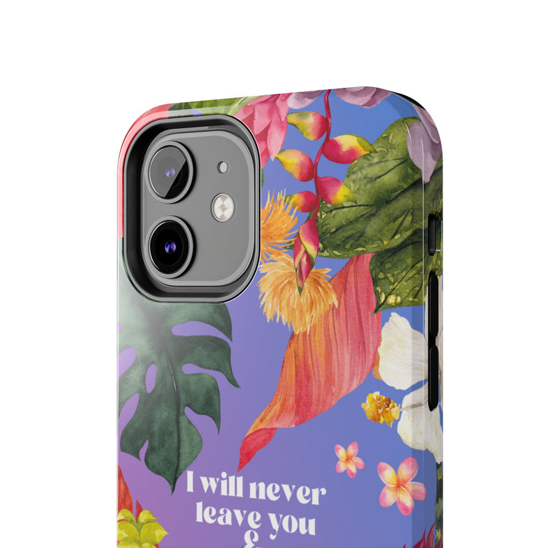 I Will Never Leave Or Abandon You Tough Phone Cases - IPhone