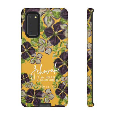 Jehovah is My Helper and Comforter Phone Case - Pixel, Galaxy, IPhone