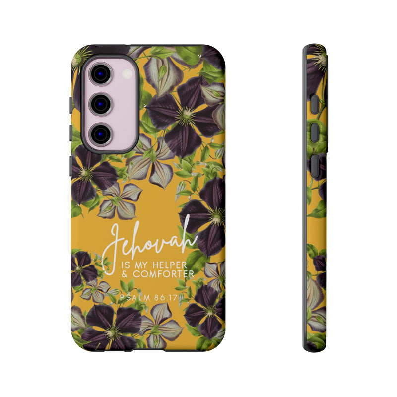 Jehovah is My Helper and Comforter Phone Case - Pixel, Galaxy, IPhone