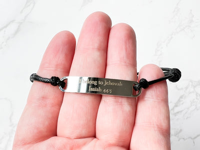 I Belong To Jehovah Stainless Bracelet