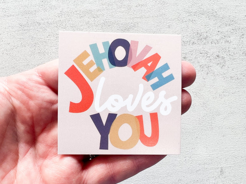 Jehovah Loves You Bite Size Cards - GINGERS