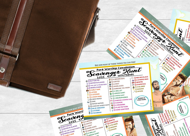Pure Worship SCAVENGER Hunt