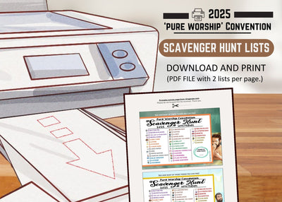Pure Worship SCAVENGER Hunt