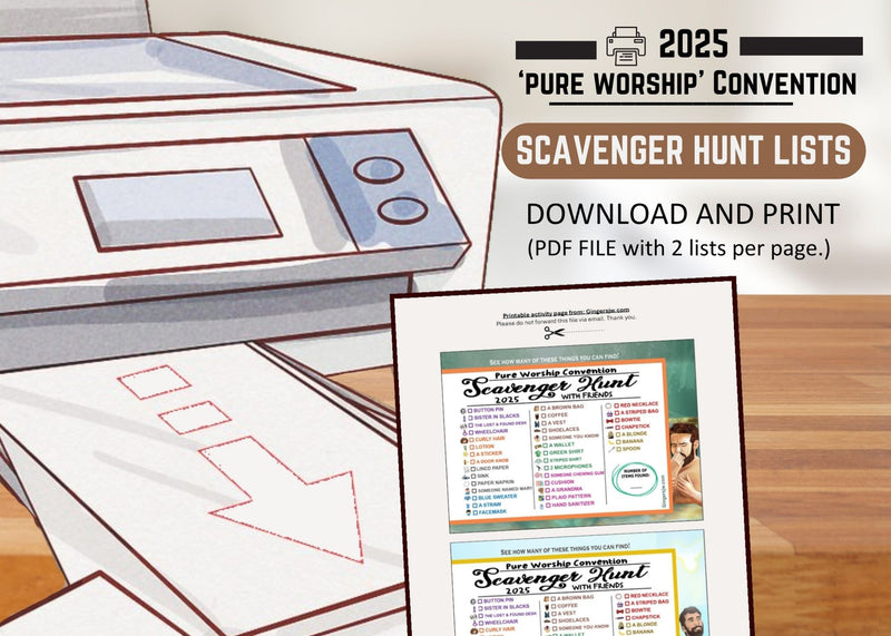 Pure Worship SCAVENGER Hunt