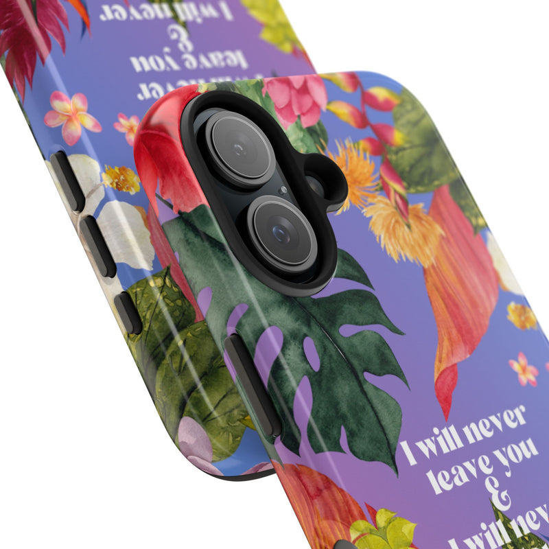 I Will Never Leave Or Abandon You Tough Phone Cases - IPhone