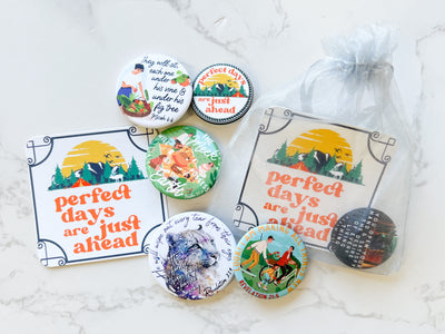 Perfect Days Are Just Ahead Gift Bags - Pins - GINGERS