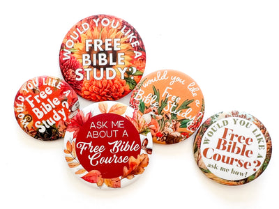 MIXED Autumn Free Bible Study Pins - GINGERS