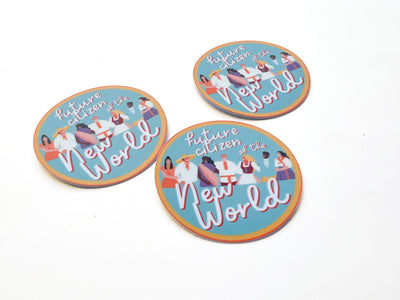 Future Citizen of the New World Stickers - GINGERS